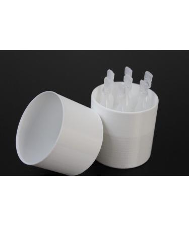 Znet3D Eye Drop Vials Holder - Organize 7 Disposable Vials with Pressure-Fitted Lid | Clean & Convenient Storage (White - Buy Online on GoSupps.com