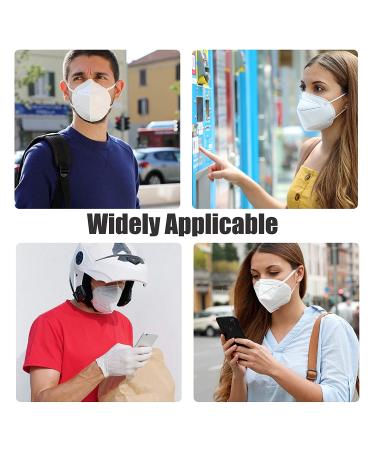 Taimu TM KN95 Face Masks - 5 Layers Cup Dust Mask for Adults - 20 PCS - Buy Online on GoSupps.com