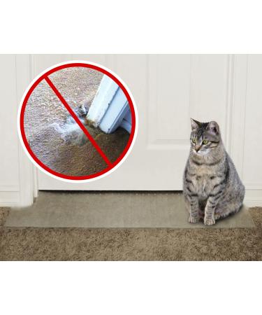 KittySmart Carpet Scratch Stopper Stop Cats from Scratching Carpet at Doorway CSS 30 fits doors 29 1/2" - 29 15/16" in width.