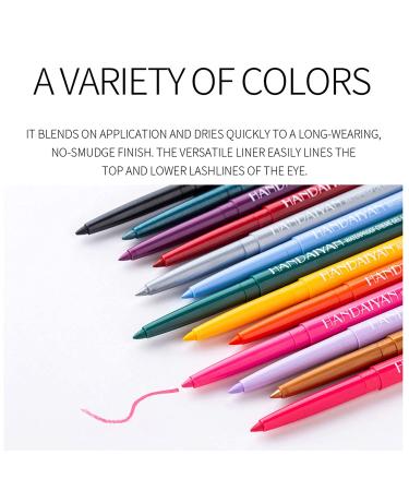 Bonnie Choice 20 Pc Colored Eyeliners Set - Long Lasting Waterproof Eye Makeup Liners for Women - Buy Online on GoSupps.com