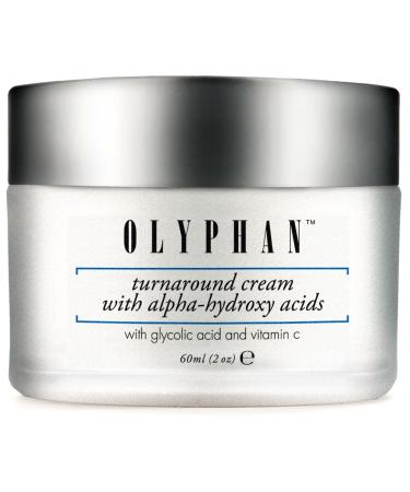 OLYPHAN Alpha Hydroxy Acid Cream for Face. Best Alpha Hydroxy Acid Exfoliating Face Moisturizer and Anti-Aging Cream with AHA for Acne Prone Skin  Day and Night Natural Exfoliator for Women and Men.