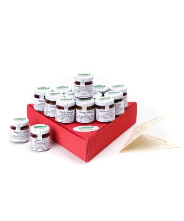 Fruit spread surprise package 15 x 50g fruit spreads gelees |Good as a gift basket Typical German gift breakfast gift basket baptism gourmet gourmet gift gift gorge gift gift basket trial set fruit spread gift idea family gift idea neighbor try try set te