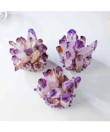 Natural Amethyst Crystal Geode Amethyst Cluster Point Druzy Specimen Amethyst Raw Rock Crystal Stone Collection Decor Gift 700-800g QINTINYIN Full of Texture - Buy Online on GoSupps.com