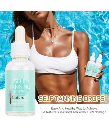 Self Tan Drops 30ml | Sunless Face & Body Tanning Water for Custom Self Tanner - Buy Online on GoSupps.com