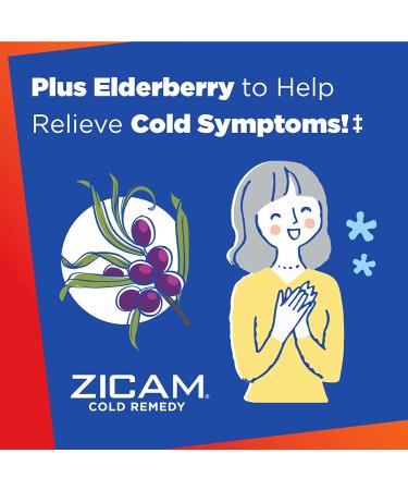 Zicam Cold Remedy RapidMelts Elderberry Citrus Flavor 25 Count - Fast Relief Formula - Buy Online on GoSupps.com