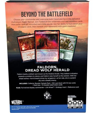 Magic The Gathering Commander Legends Battle for Baldur's Gate Deck + Collector Booster Pack - Buy Online on GoSupps.com