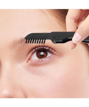 Beaupretty Flodable Brow Brush Eyebrow Brush Comb Lash Separator Brow Brush Dual Sided Lash Mascara Applicator Eyebrow Grooming Tool - Buy Online on GoSupps.com