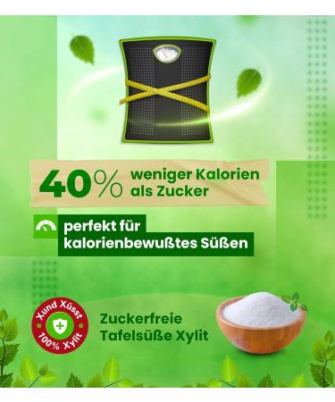 5kg Premium Xylitol Birch Sugar - Tooth-Friendly Vegan 40% Fewer Calories 1:1 Sweetener - Bulk Value Pack - Buy Online on GoSupps.com