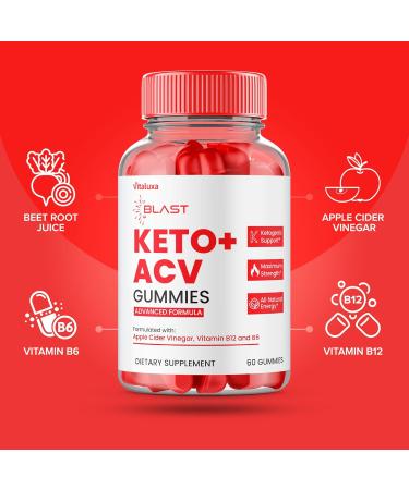 (2 Pack) Blast Keto ACV Gummies KetoBlast Keto+ACV Advanced Vitamin Supplement Max Strength 1000MG Premium Management Support Formula KetoBlast KetoACV Gomitas Natural Ingredients Energy (120 Ct) - Buy Online on GoSupps.com