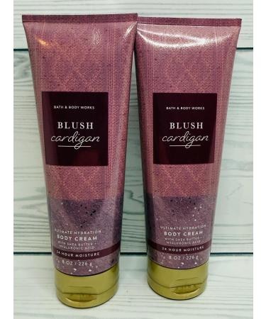 Bath & Body Works Women's Blush Cardigan Ultimate Hydration Body Cream 8 Ounces Pack of 2 - Buy Online on GoSupps.com