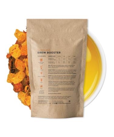 Kombucha.com Tropical Breeze BREW BOOSTER - Super Premium Pineapple  Mango  Papaya Blend w/ Botanicals for Creating Store Quality Kombucha  Flavored Iced Tea  Sangria  and More - All Natural  Loose Leaf  Caffeine Free  No  - Buy Online on GoSupps.com