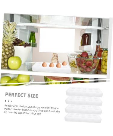 OSALADI 2 Sets 10 Egg Trays Deviled Egg Holder Egg Holder for Fridge Blank Egg Cartons Filling Shelf - Buy Online on GoSupps.com
