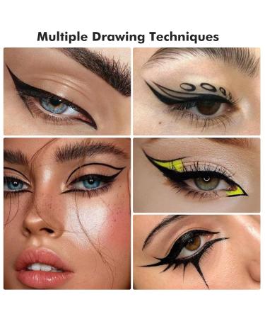 Mimore Waterproof Liquid Eyeliner Pen - Long-Lasting Quick-Dry Non-Staining Makeup Tool for Women - 24-Hour Wear in Black - Buy Online on GoSupps.com
