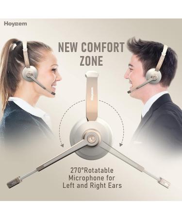 Wireless Bluetooth Headset with Noise Canceling Microphone - Trucker Headset for Office Work & Conference Calls - Buy Online on GoSupps.com