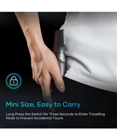 Kensen Body Hair Trimmer for Men - Groin & Pubic Hair Groomer Wet/Dry Cordless with V-Shaped Head & 2 Comb Attachments - International Shipping Available - Buy Online on GoSupps.com