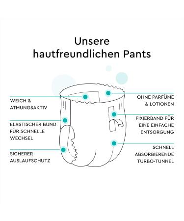 LILLYDOO Skin-Friendly Pants Size 5 (12-17 kg) - Monthly Box of 105 Eco-Friendly Diapers - Buy Online on GoSupps.com