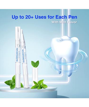 DIAREGNO Teeth Whitening Pen (2 Pens) - Painless & Effective for a Beautiful White Smile - No Sensitivity - Natural Mint Flavor - Buy Online on GoSupps.com