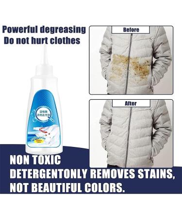1/2PCS Active Enzyme Clothing Stain Remover Oil Remover Clothes Stain For White Clothes Liquid Detergent Most Types Of Clothes (B) - Buy Online on GoSupps.com