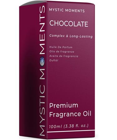 Mystic Moments Chocolate Fragrance Oil - 100ml | Indulgent Scent for Aromatherapy and Home Fragrance - Buy Online on GoSupps.com
