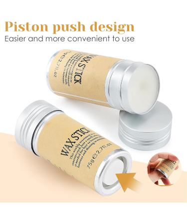 Hair Wax Stick Smooth Hair Wax Stick Hair Wax Stick Hair Styling Pomade for Natural Hair Broken Hair and Wigs Makes Hair Look Neat and Tidy (75g) - Buy Online on GoSupps.com