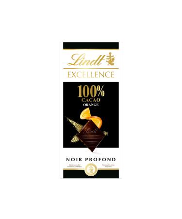 Lindt Lindt - 100% Cocoa Orange EXCELLENCE Tablet - Dark Chocolate 50g