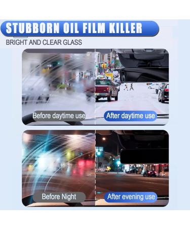 Glass Cool Glass Cool Windshield Cleaner Powerful Windshield Cleaner & Oil Film Remover Car Glass Cleaning Mouse for All Glass Surfaces (3pcs) - Buy Online on GoSupps.com