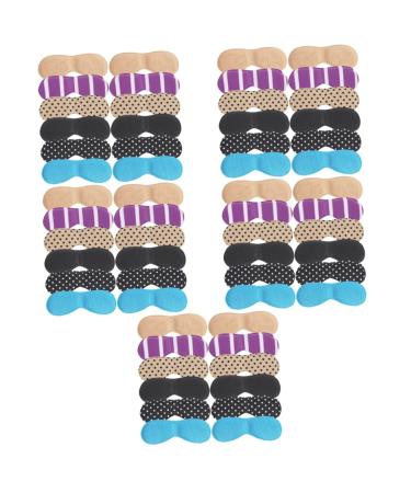 FRCOLOR 30 Pairs High Heels Heel Stickers Inside Heel Pad Heel Shoe Grips Stencil Large Letters Heel Grips Shoe Inserts Heel Pads for Shoes That are Too Big Thicken Polyester Half Size Pad