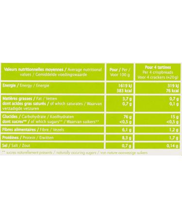 Jardin BiO tic - Crunchy toasts Gluten free oats 150g - Buy Online on GoSupps.com