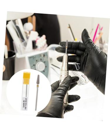 Beavorty Remove Dead Skin nails drill bits manicure drill bits nail grinding head nail drill bits set Tungsten steel Polish Nail medium Yellow - Buy Online on GoSupps.com