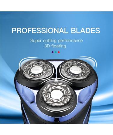 Buy Waterproof Electric Razor for Men | Professional 3D Rotary Shaver & Beard Trimmer - Rechargeable & International Shipping - Buy Online on GoSupps.com
