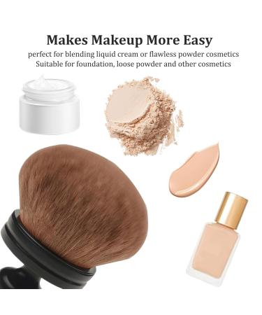 Buy Body Makeup Brush - Wide-Headed Self Tanner & Oval Kabuki Brush for Flawless Blend & Blur | Portable for Legs Arms and Face - Buy Online on GoSupps.com