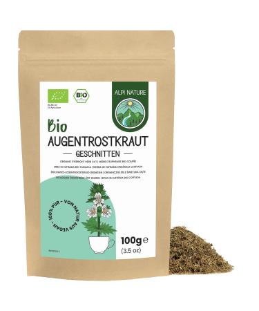 Alpi Nature Alpi Nature Euphraise Organic Herbal Tea 100 g organic Euphrasia Dried and Cut for Tea Preparation