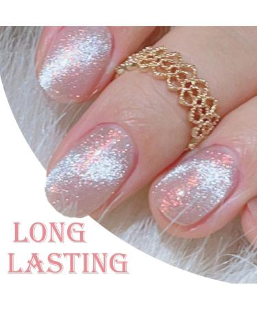 Cat Eye Gel Nail Polish 9D Glitter Cat Eye Gel Polish 15ML Holographic Sparkle Gel Nail Polish Soak Off UV/Led Magnetic Glitter Gel Nail Polish Glitter Nail Polish for DIY Manicure Nail Salon - Buy Online on GoSupps.com