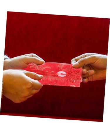 ABOOFAN 4 Pcs Fabric Red Envelope Chinese Gifts Hongbao Envelopes Lucky Money Envelopes Silk Red Envelope Red Envelopes Embroidered Purse Party Red Packets Cloth New Year Money Bag - Buy Online on GoSupps.com
