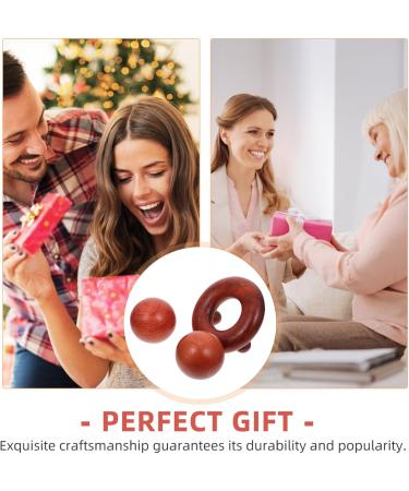 Gleavi Hand Tools Set | 2-Piece Massage Roller & Face Massage Device | Wood Massage Tools for Relaxation | Hand Exercise Balls & Neck Massager - Buy Online on GoSupps.com