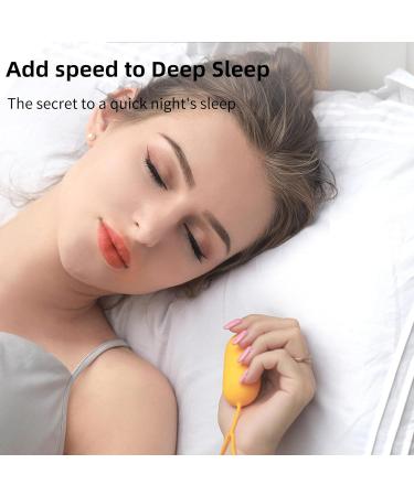 Sleep Aids Device for Adults Insomnia Relief Micro-Current Holding Sleep Instrument USB Rechargeable Calm Palm Sleep Aid for Anxiety Pressure Relief (White) - Buy Online on GoSupps.com
