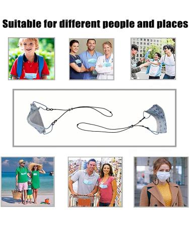 Bekoiup Mask Holder for Children - Adjustable Mask Chain & Extension Straps (10 PCs) for Ultimate Mouth Protection - Buy Online on GoSupps.com