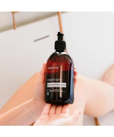 RainPharma Rosemary Skin Wash - 1000 ml - Skin Care - Shower Gel - 1 pump per wash - Valid for 1 year - Buy Online on GoSupps.com