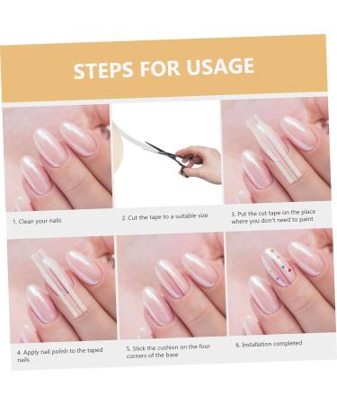 STAHAD 5Pcs manicure tool line Stripping decorate nail line nail polish pattern nail glue adhesive tape Stripe tape nail Masking Line Nail Art tape roll major nail Glue Tape - Buy Online on GoSupps.com