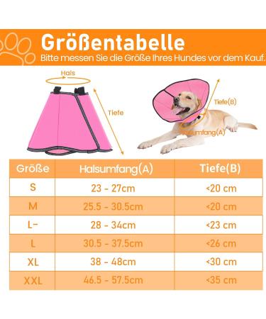 Roll Ruff Adjustable Dog Leak Protection Collar - Soft Breathable Pink & Rose Red Neck Band for Small Pets | Eco-Friendly & Comfortable - Buy Online on GoSupps.com