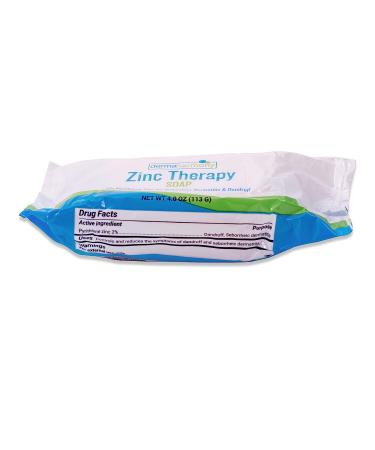Dermaharmony Set of 5 2% Pyrithione Zinc Bar Soap 4 oz - For Skin Conditions like Seborrheic Dermatitis & Dandruff - Buy Online on GoSupps.com