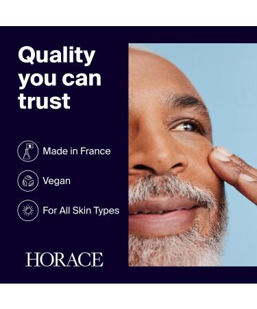 HORACE Vitamin C + Glycolic Acid Face Serum for Men Brightening Facial Treatment for Dull Skin Radiance Boost and Even Complexion Vegan Skincare for All Skin Types Unscented 30ml - Buy Online on GoSupps.com