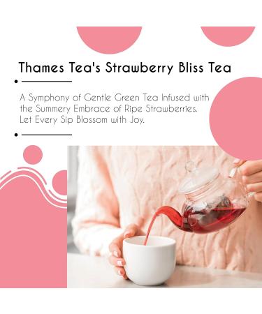 Tubebox Strawberry Bliss Tea: Premium Flavoured Tea from Thames | Luxury British Tea Experience - Buy Online on GoSupps.com