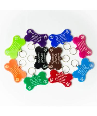 Dog brand |Cats tags |Distribution brands |Personalized pet ID |Engraved with name and telephone number |12 colors |8 shapes |3 sizes