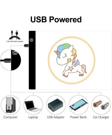 A4 LED Light Pad for Diamond Painting - USB Powered Super Bright Light Board Kit with Stand and Clip for Easy Crafting (Pad and Bag Included) - Buy Online on GoSupps.com