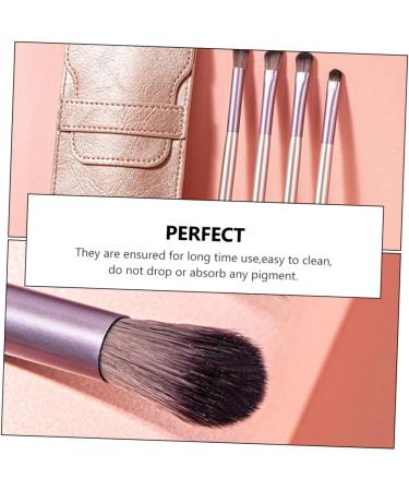 Baluue 1 4pcs Eye Makeup Brushes Blending Brush Kit Mini Brush Beauty Brush Eye Shade Brush Plastic Pink - Buy Online on GoSupps.com