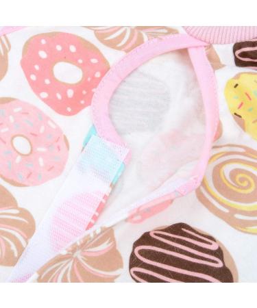 Selmai Medical Pet Shirt | Soft Cotton E-Collar Alternative for Dogs & Cats | Post-Surgery Nursing Clothing | Wound Protection & Prevent Licking | Pink XL Donut Design - Buy Online on GoSupps.com
