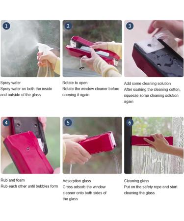 Magnetic Glass Cleaning Tool Window Cleaner Double-sided Household Double Layer Glass Cleaner For High-rise Buildings 20-30mm - Buy Online on GoSupps.com