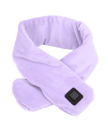 Oumefar single-colored breathable soft electrical safety neck wrap skin-friendly for hiking camping traveling for camping hiking cycling travel violet