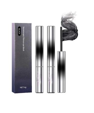 Just Doll Curling Iron Mascara Jully Doll Mascara Judy Dahl Mascara Curling Iron Mascara Metal Mascara Wand 3D Curling Eyelash Iron Mascara Bristle Less Iron Brush Mascara (B-Black)